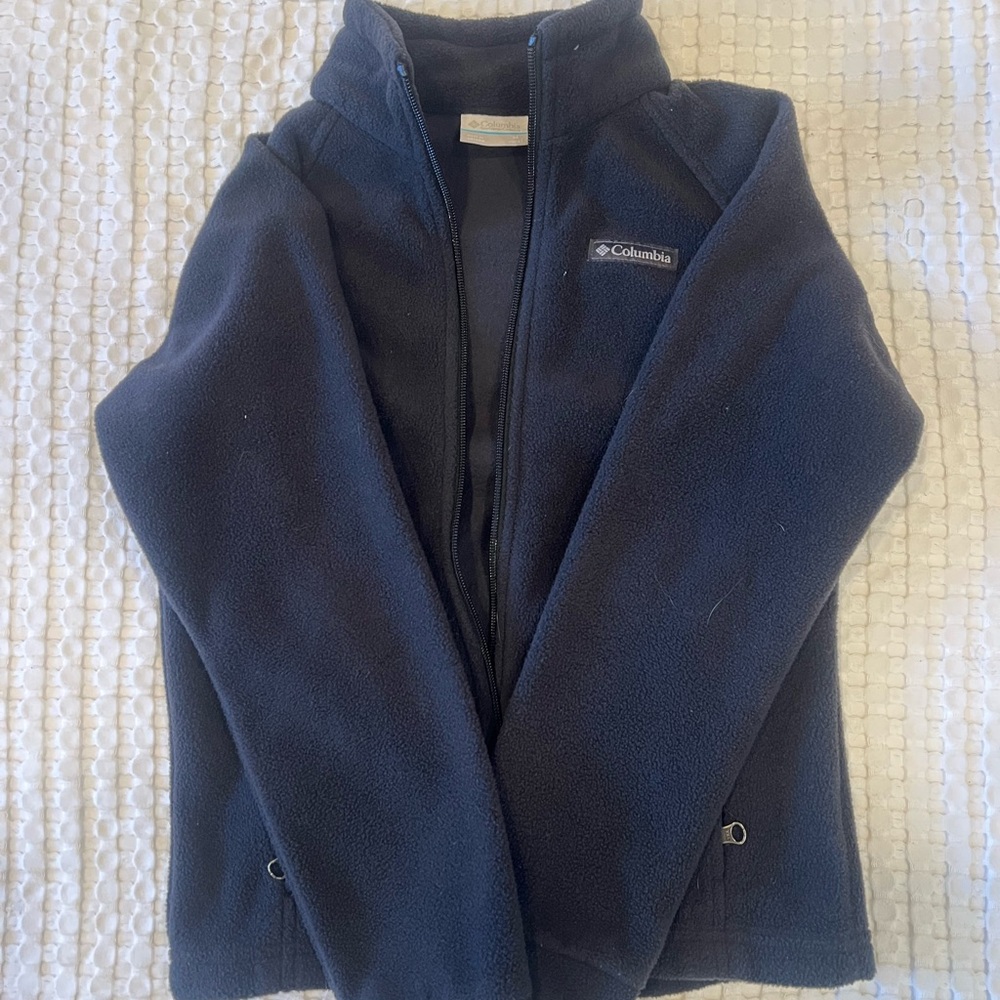 Columbia Kids Navy Blue Full-Zip Fleece Jacket